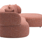 Zuo Venezia Chaise Sectional Brown