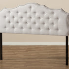 Baxton Studio Aurora Modern and Contemporary Greyish Beige Fabric Queen Size Headboard