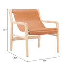 Zuo Doek Accent Chair Tan