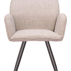 Zuo Sieve Swivel Dining Chair (Set of 2) Beige