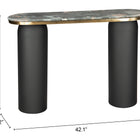 Zuo Luxor Console Table Multicolor