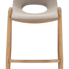 Zuo Desi Counter Stool (Set of 2) Beige & Gold