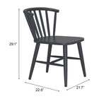 Zuo Shio Dining Chair Black