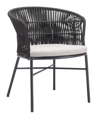Zuo Freycinet Dining Chair (Set of 2) Black