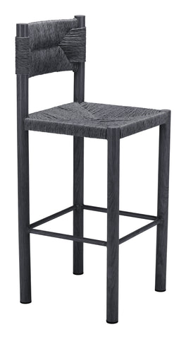 Zuo Iska Barstool (Set of 2) Black