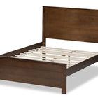 Baxton Studio Catalina Modern Classic Mission Style Brown-Finished Wood Full Platform Bed