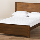Baxton Studio Catalina Modern Classic Mission Style Brown-Finished Wood Full Platform Bed