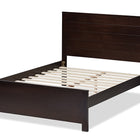 Baxton Studio Catalina Modern Classic Mission Style Dark Brown-Finished Wood Full Platform Bed