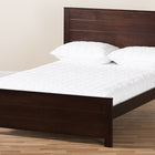 Baxton Studio Catalina Modern Classic Mission Style Dark Brown-Finished Wood Full Platform Bed
