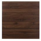 Baxton Studio Lovy Modern and Contemporary Walnut-Finished 5-Piece Dining Set