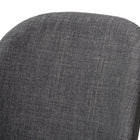 Baxton Studio Cody Mid-Century Modern Dark Grey Fabric Upholstered Walnut Finished Wood Dining Chair (Set of 2)
