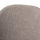 Baxton Studio Cody Mid-Century Modern Light Grey Fabric Upholstered Walnut Finished Wood Dining Chair (Set of 2)