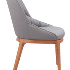 Zuo Ayr Dining Chair (Set of 2) Slate Gray