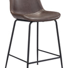 Zuo Byron Counter Stool Brown
