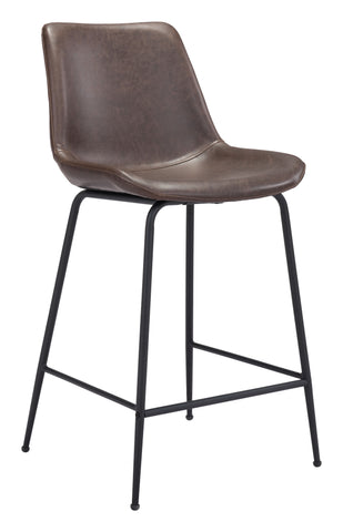 Zuo Byron Counter Stool Brown