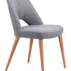 Zuo Leith Dining Chair (Set of 2) Gray