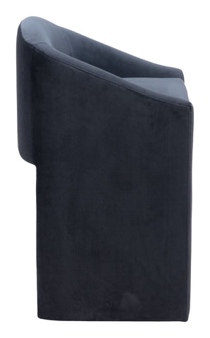 Zuo Emas Counter Stool Midnight Gray