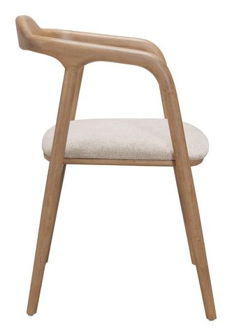 Zuo Hosoi Dining Chair Beige