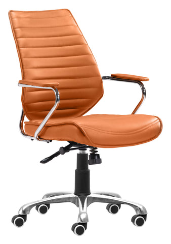 Zuo Enterprise Low Back Office Chair Terracotta