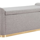 Zuo Dobo Storage Bench Gray