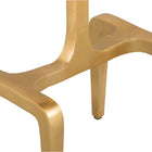 Zuo Clement Side Table White & Gold