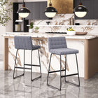 Zuo Pago Barstool (Set of 2) Gray