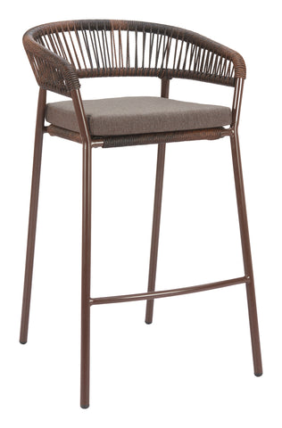 Zuo Skye Barstool (Set of 2) Brown