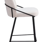 Zuo Jambi Counter Stool (Set of 2) Ivory