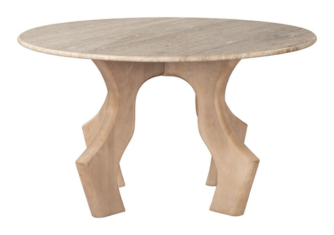 Zuo Eda Coffee Table White & Natural