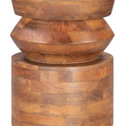 Zuo Kollam Side Table Walnut