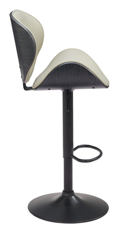 Zuo Meyane Barstool Gray