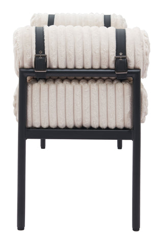 Zuo Barrow Bench Cream