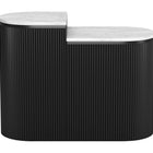 Zuo Ormara Side Table Set (2-Piece) White & Black