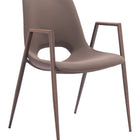 Zuo Desi Dining Chair (Set of 2) Brown & Walnut