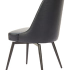 Zuo Keppel Swivel Dining Chair (Set of 2) Black