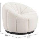 Zuo Bhutan Accent Chair Cream
