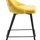 Zuo Piccolo Counter Stool Yellow