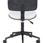 Zuo Duravel Office Chair White & Black