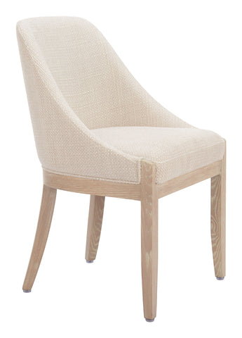 Zuo Calmo Dining Chair Beige