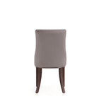 Manhattan Comfort Shubert Modern 8-Piece Dining Chair Set in Light Gray