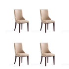 Manhattan Comfort Shubert Modern 8-Piece Dining Chair Set in Tan