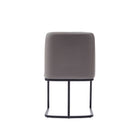 Manhattan Comfort Serena Modern 8-Piece Dining Set in Taupe