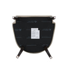 Manhattan Comfort Connie Modern 8-Piece Dining Chair Set in Light Gray