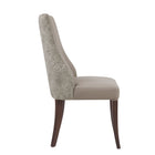 Manhattan Comfort Connie Modern 8-Piece Dining Chair Set in Taupe