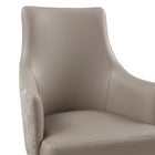 Manhattan Comfort Connie Modern 8-Piece Dining Chair Set in Taupe
