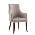 Manhattan Comfort Connie Modern 8-Piece Dining Chair Set in Taupe