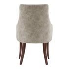 Manhattan Comfort Connie Modern 8-Piece Dining Chair Set in Taupe