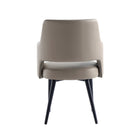 Manhattan Comfort Tremont Modern 8-Piece Dining Chair Set in Taupe