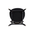 Manhattan Comfort Paragon and Rockaway Modern Industry Chic 9-Piece Dining Set in Black and Gray