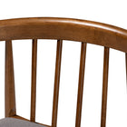 Baxton Studio Wyatt Mid-Century Modern Walnut Wood Dining Chair (Set of 2)